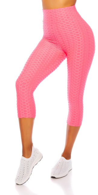 hoge taille 7/8 leggings roze
